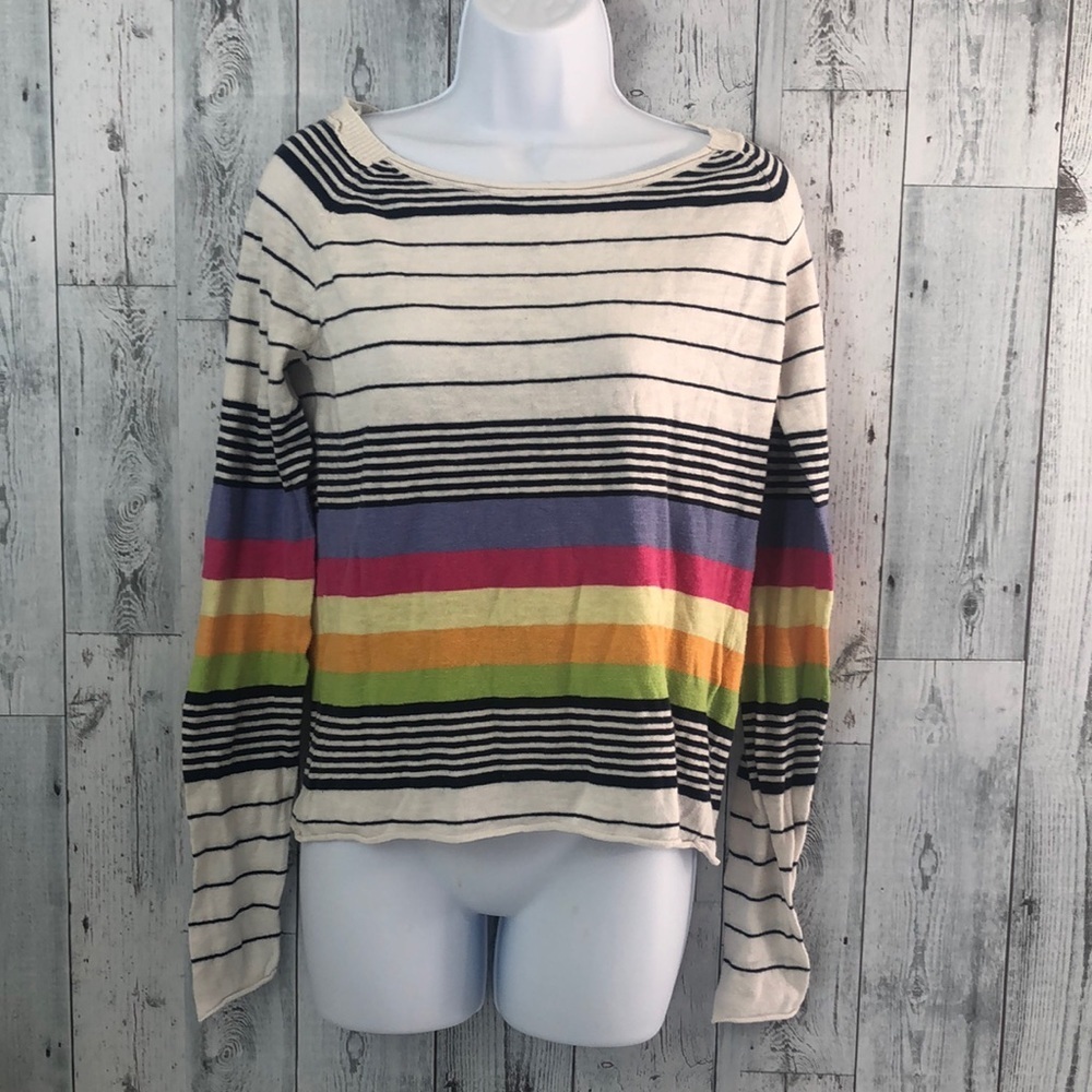 L.O.G.G. By H&M Lightweight Multicolored Sweater Medium